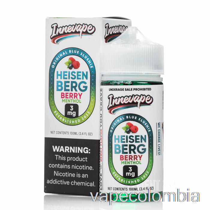 Kit Completo De Vapeo Heisenberg Berry Mentol - Innevape - 100ml 0mg